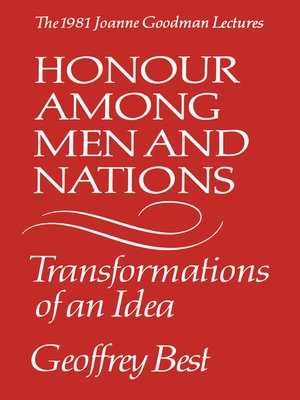 cover image of Honour Among Men and Nations